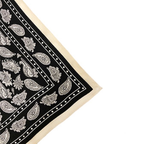 Ava & Aiden Silk Paisley Print Bandana Scarf - Picture 3 of 7